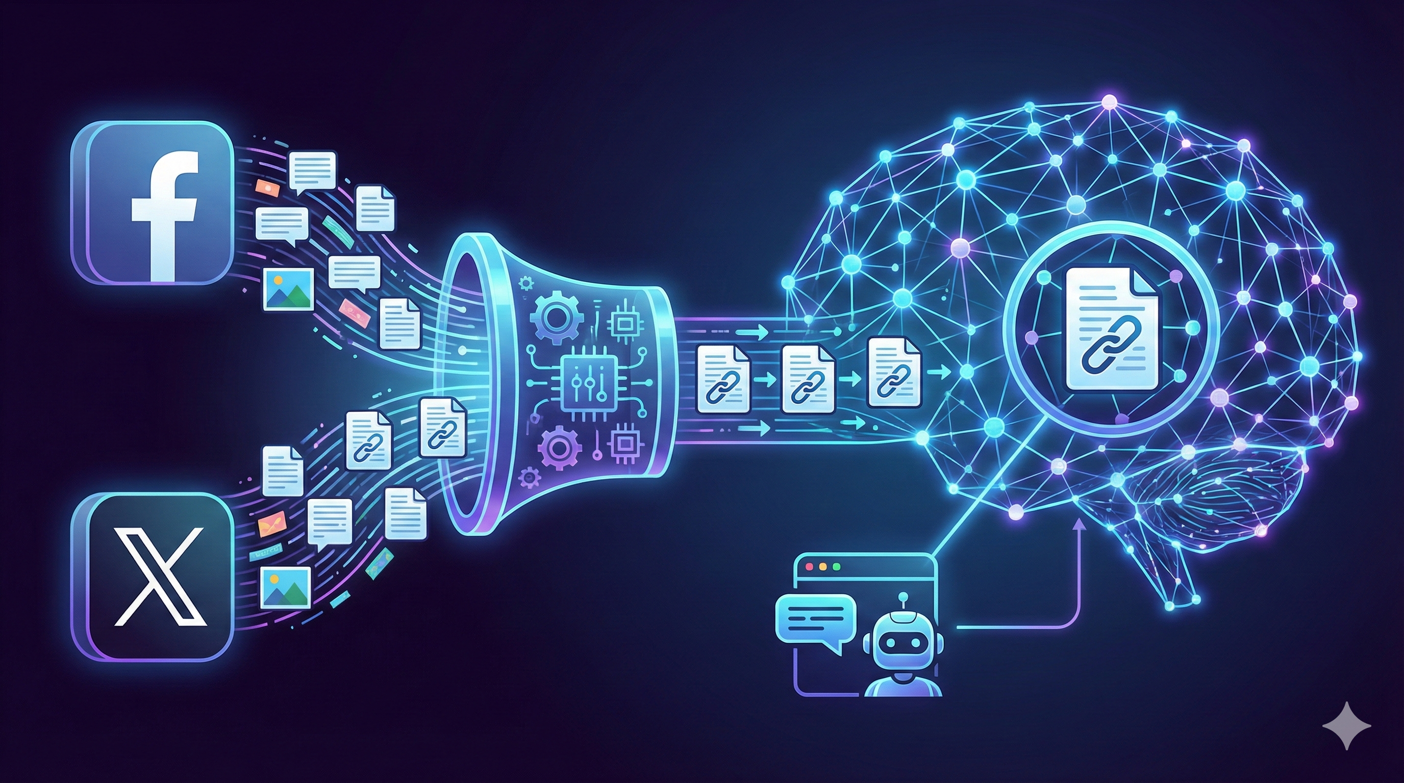 Turn Facebook & X posts into structured blog content.